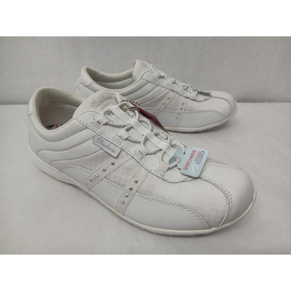 Skechers Women's Unity Pure Bliss Classic Fit Comfort Shoes 23153/WHT White Sz 8